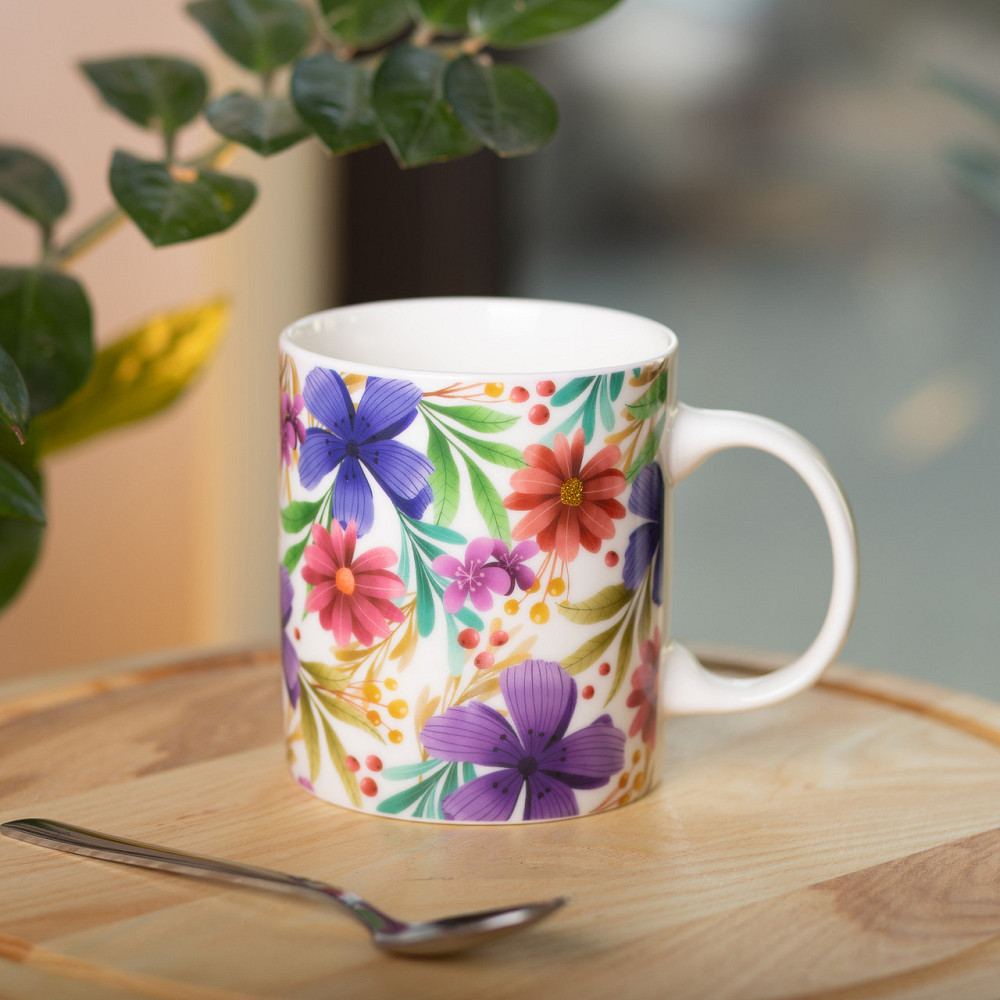 Liling Rongxiang Ceramic порцелянова чашка з малюнком 400 (мл) для чаю та кави RX-N240472V Коломыя - изображение 7