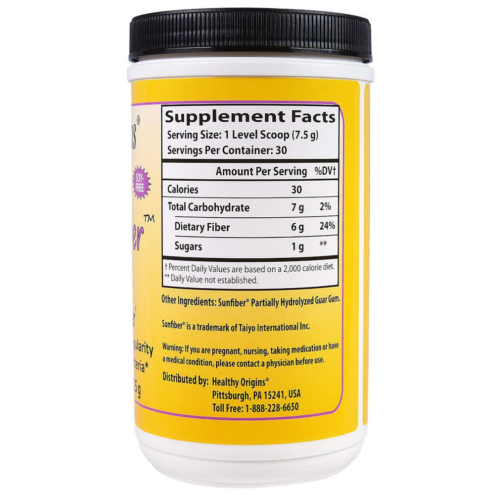 Волокно натуральне Healthy Origins Fiber 225 г Київ - фото 2