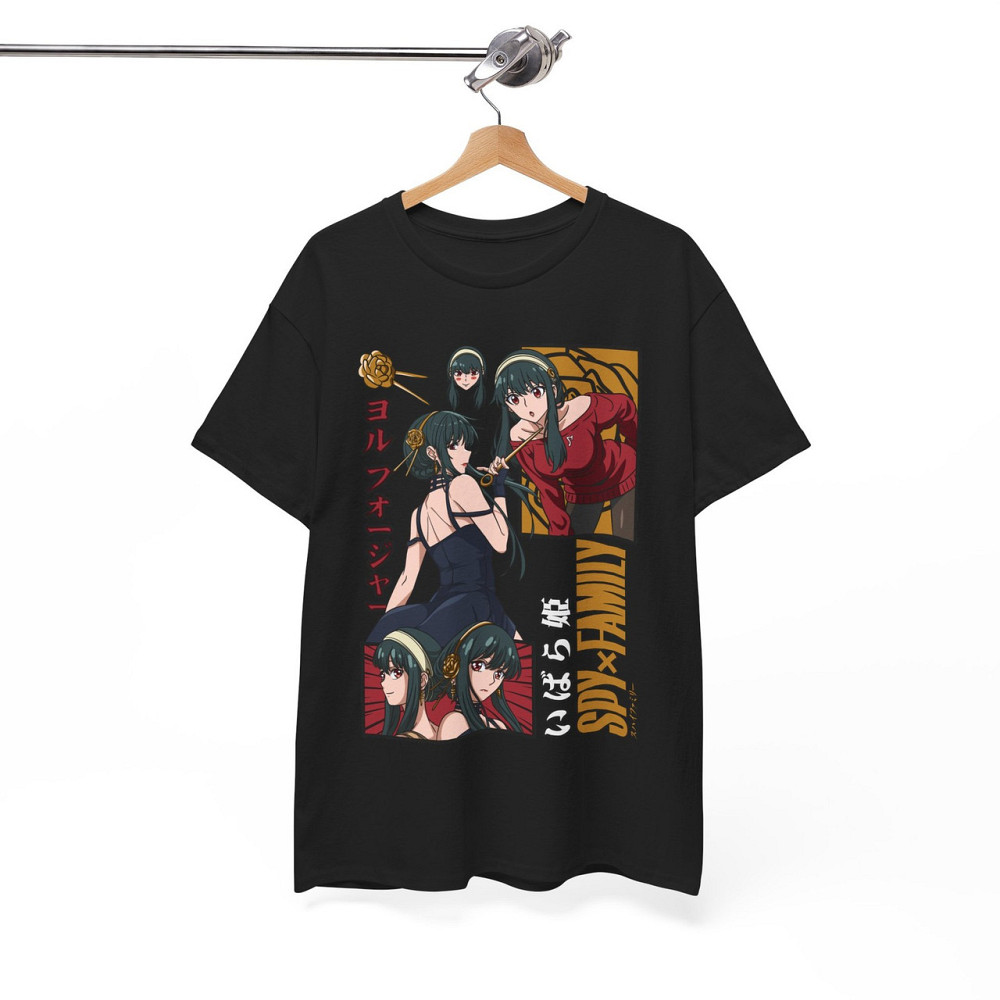 Футболка з аніме принтом Шпигун і сім’я оверсайз (S/M/L) Чорний AnimeJ0510 Дніпро - фото 7