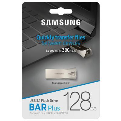 USB флеш накопитель Samsung 128GB Bar Plus Silver USB 3.1 (MUF-128BE3/APC) Винница - изображение 7