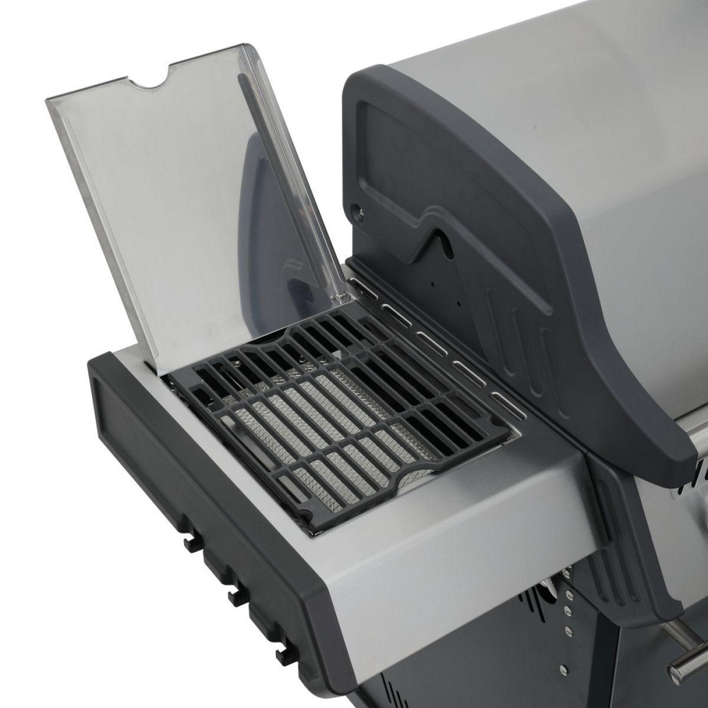 Газовий гриль SANTOS S-318, з бічним і заднім пальниками, нержавіюча сталь 900280 Код: 010953 Рівне - фото 2