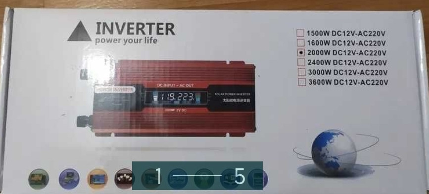 Інвертор Перетворювач напруги на 2000 Вт. Київ - фото 3