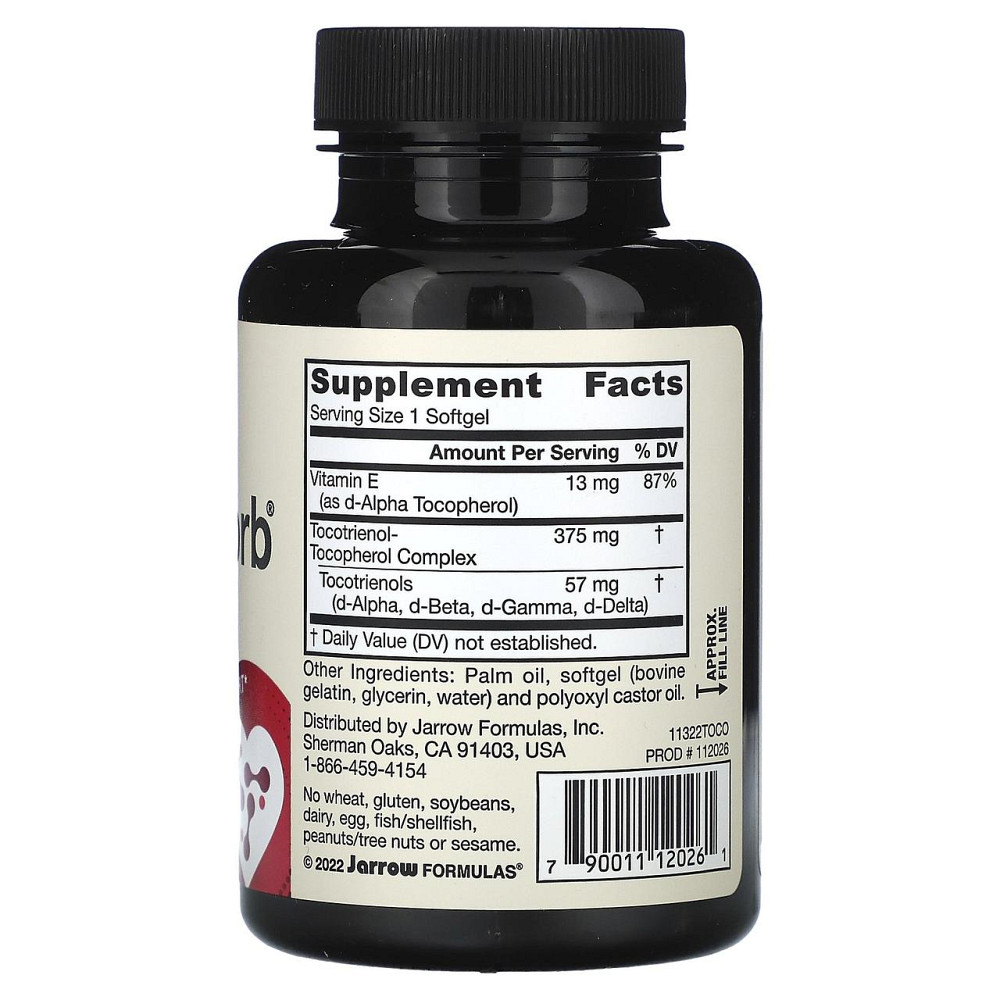 Вітамін Е та токотринол Jarrow Formulas Tocotrienols and Vitamin E 60 капс Київ - фото 2