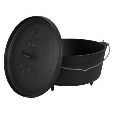 Котел туристичний Bo-Camp Dutch Oven Cast Iron 31 cm / 7.1 L Black (2122415) (DAS303291) Вінниця - фото 2
