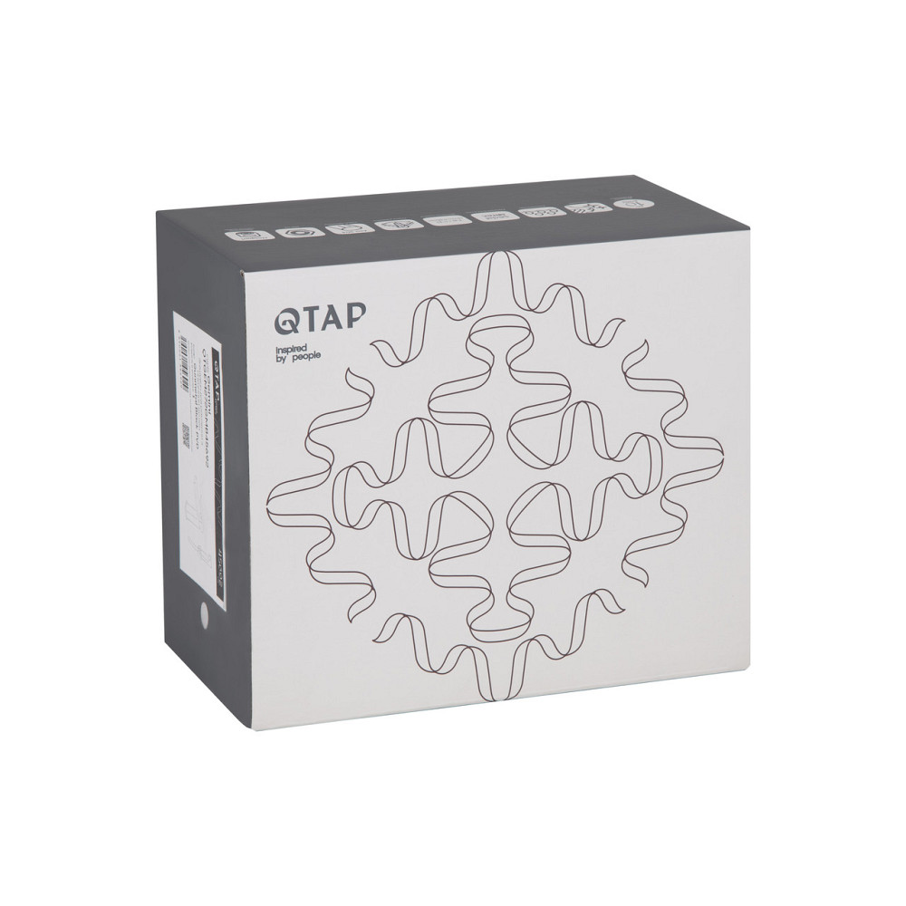 Змішувач для раковини Qtap Gemini (з гігієнічним душем) QTGEM272GMB45692 Gunmetal Black PVD Київ - фото 8