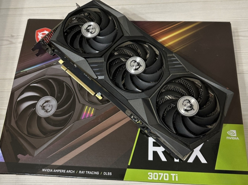 Видеокарта: RTX3070TI LHR на гарантии,MSI Gaming X Trio Киев - изображение 1