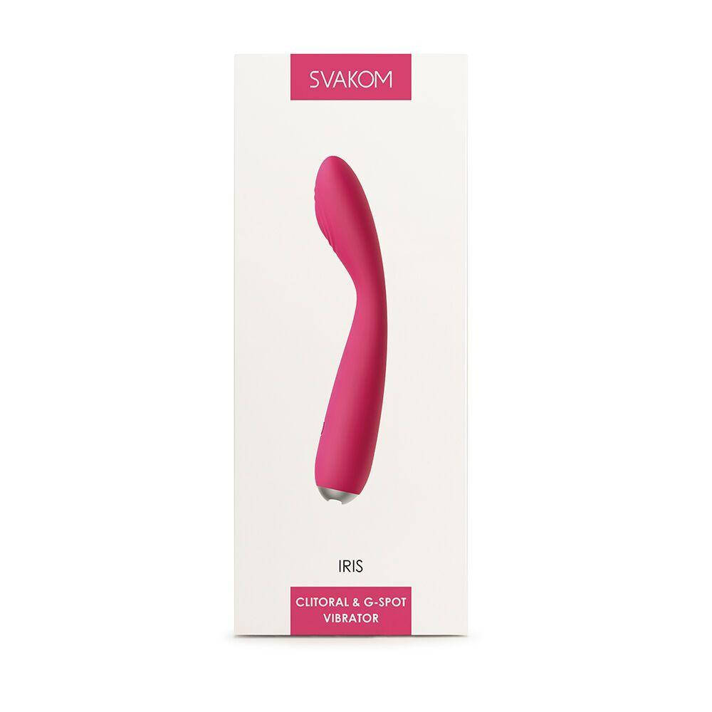 Вібратор для клітора та точки G Svakom Iris Plum Red Sex Aura Київ - фото 8