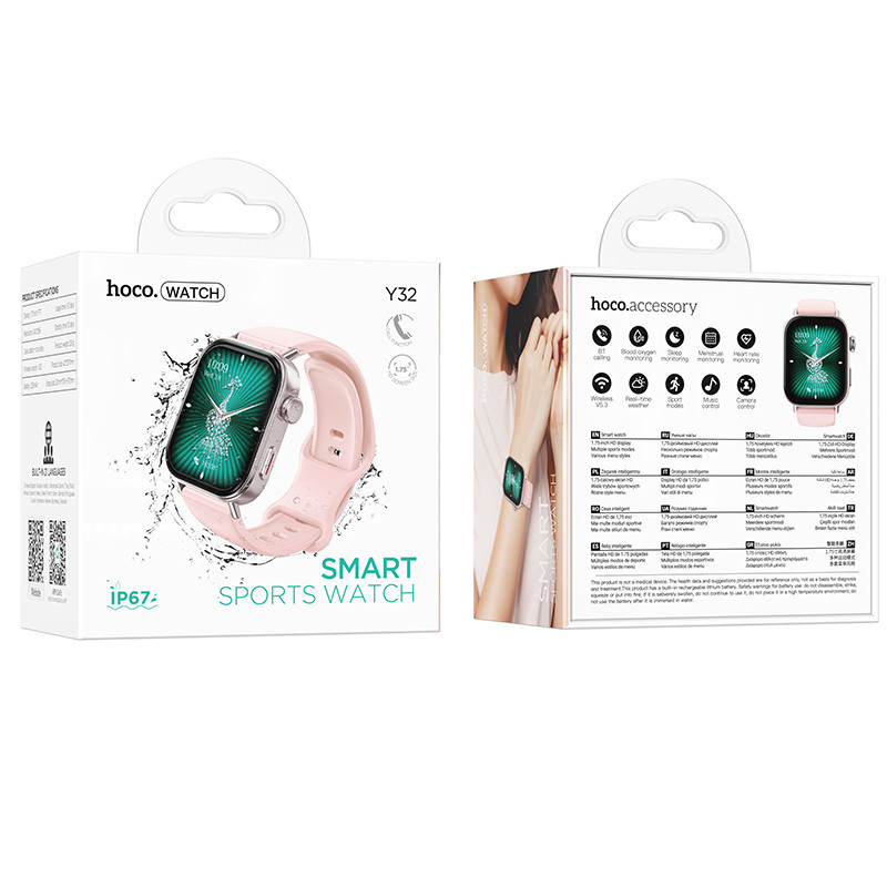Смарт-часы HOCO Y32 44mm. 225 mAh. IP67 Smart sports watch(call version) Одесса - изображение 2