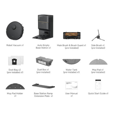 Пылесос Dreame Bot D20 Pro Plus Black (RLD43SD-BL) Винница - изображение 7