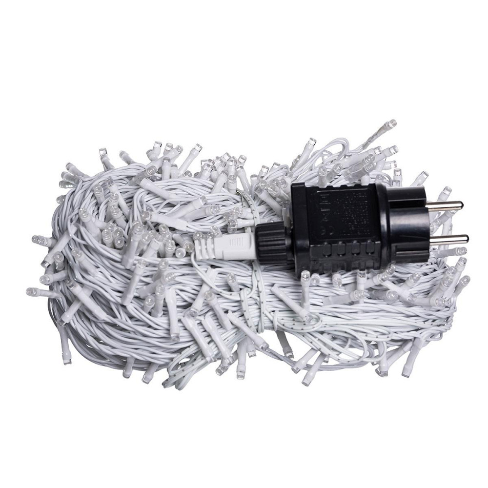 Гірлянда Різдвяна фея вулична 50 м 500 LED білий провід Синій CF500L50MWBL Київ - фото 12