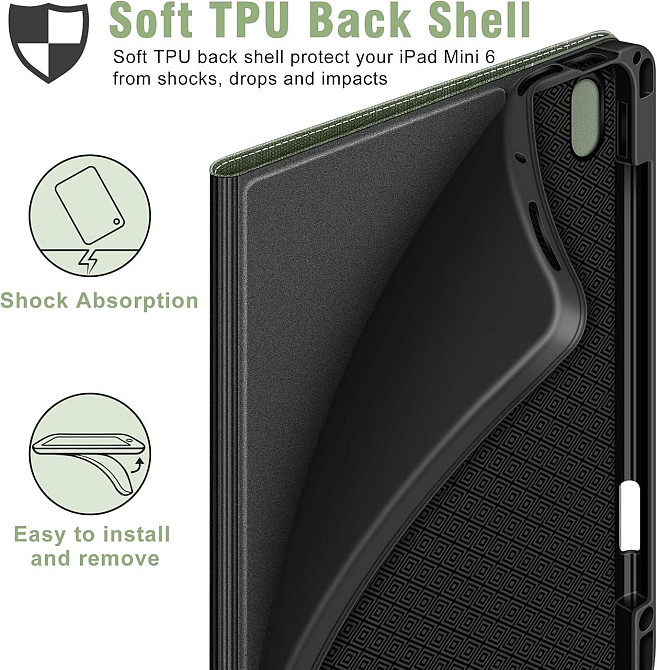 Фірмов чохол Bukoor для iPad Air 11 Inch 2024 (M2)/iPad Air 5 2022/Air 4 2020 10.9/iPad 4-го покоління 10.9 / iPad Pro 11 2018 Дніпро - фото 8