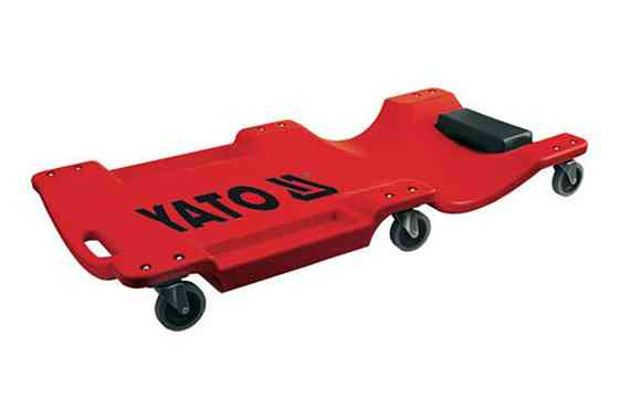 Лежак для ремонту YATO : платформа на 6 коліс, L= 1 м  [1/16] Одеса