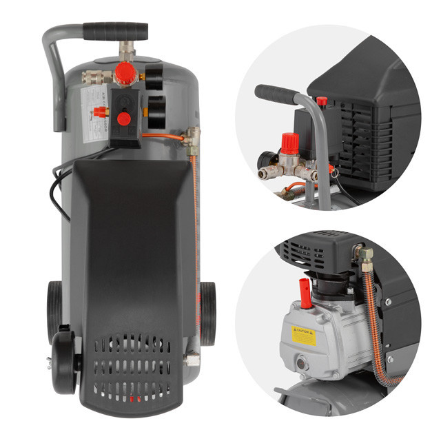 Компресор, 24 л, 1,5 кВт, 220 В, 8 атм, 206 л/хв, 80 дБ INTERTOOL PT-0010 Київ - фото 5