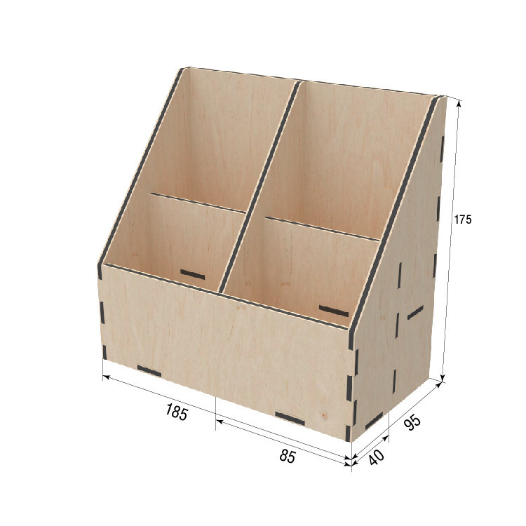 Органайзер EKOSTAR для чая и пакетов 80х120 - 4 ячейки Киев - изображение 3
