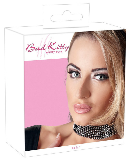 Чокер - Bad Kitty Rhinestone Choker Sex Aura Київ - фото 1