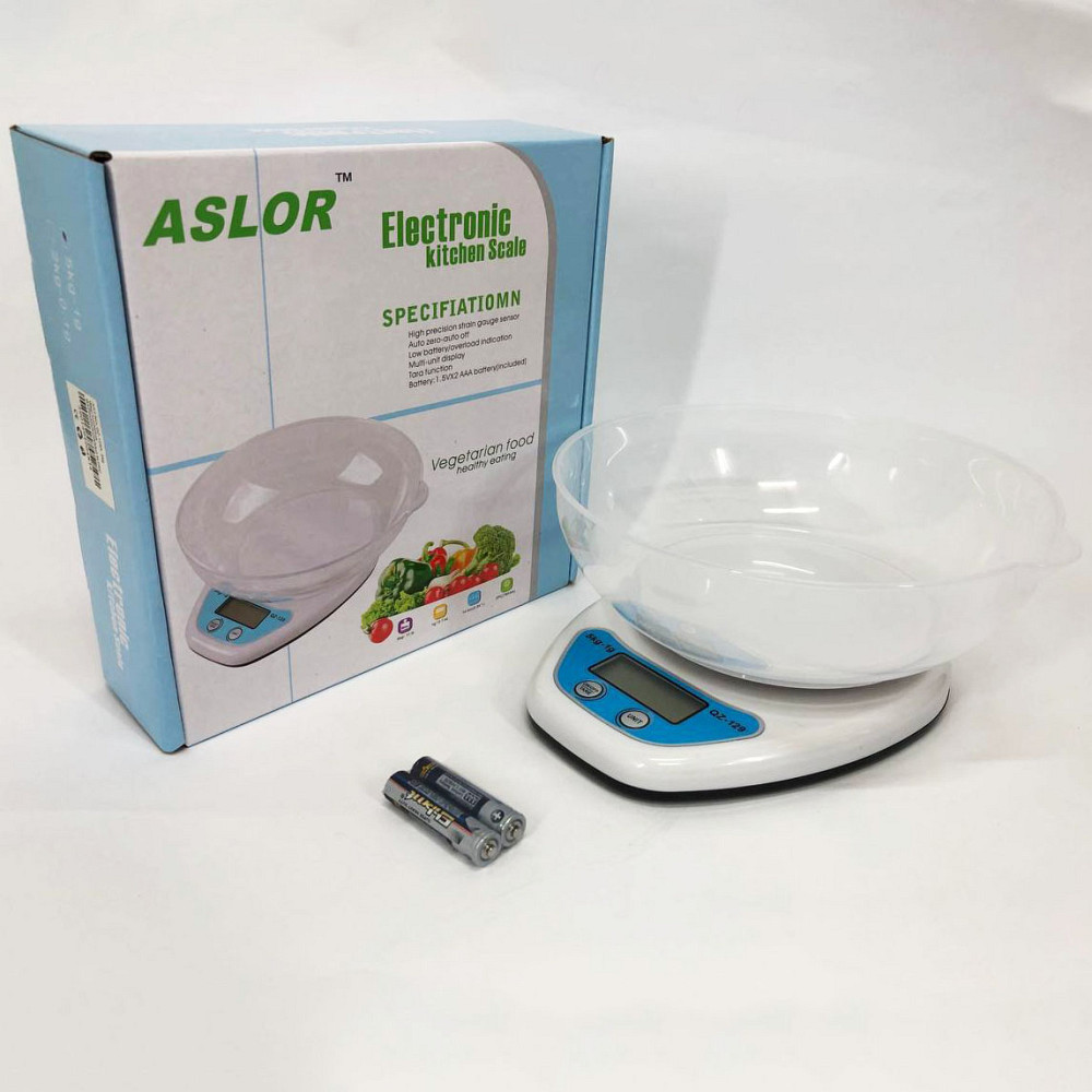 Ваги кухонні з мірною чашею QZ-129A, Ваги кухонні з LED дисплеєм чашею на батарейках LK-81 Івано-Франківськ - фото 4