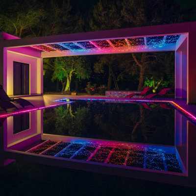 Гірлянда Twinkly Smart LED Dots 200 RGB LED Lights String, Clear Wire, Plug, IP44 10м (TWD200STP-TEU) Вінниця - фото 11