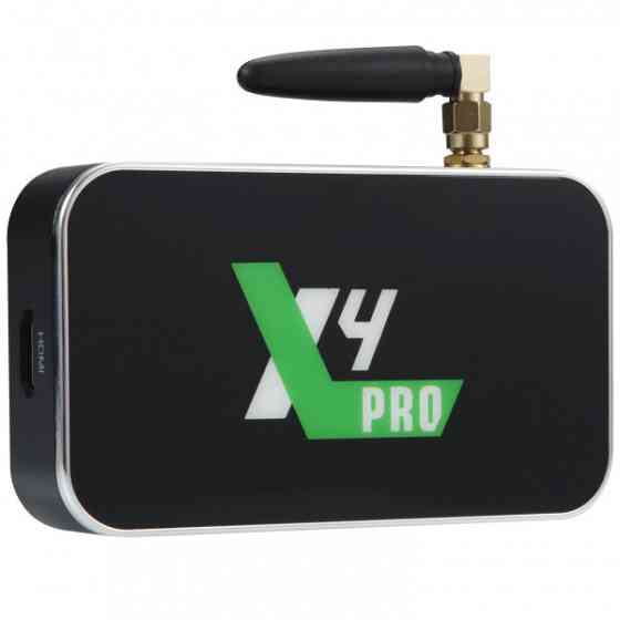 TV Медіаплеєр Ugoos X4 PRO 4/32Gb/Amlogic S905X4/Android 11/WiFi/BT/Miracast/AV/IR RC/змінна антена (X4 PRO) Київ