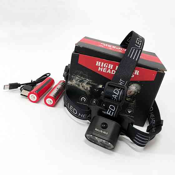 Потужний універсальний акумуляторний налобний ліхтар Police, Тактичний ліхтар з ремінцем для голови CX-99 Львів