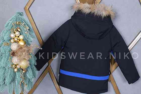 Детская зимняя куртка на мальчика 110 Николаев