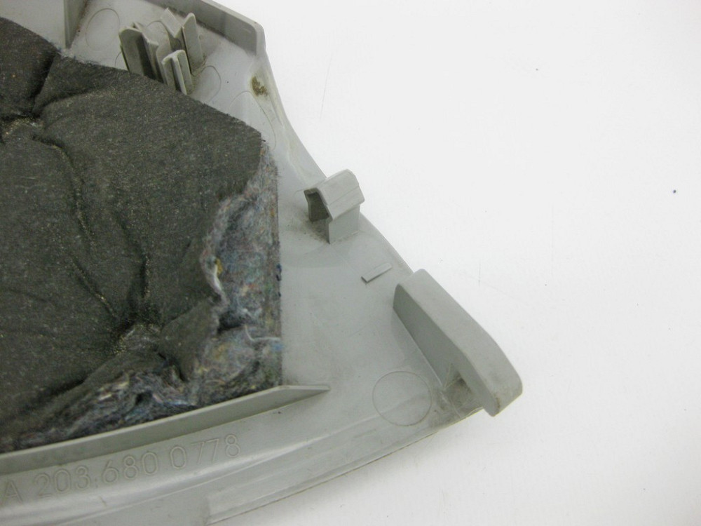 Mercedes-Benz  A2036800778 7D43 Кришка лівого торця панелі приладів сіра C-Class W203 Одесса - изображение 7