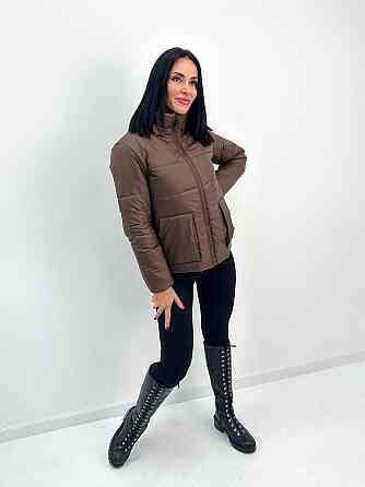 Демісезонна куртка з синтепоном "Lake" оптом | Норма і батал | Розпродаж моделі Київ