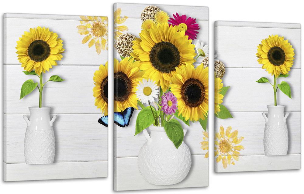 Модульная картина Подсолнухи Art-212_3 Киев - изображение 1