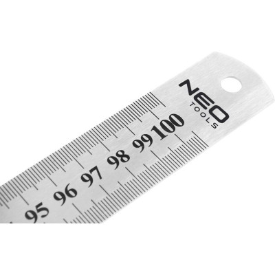 Линейка строительная Neo Tools нержавеющая сталь, 1м (72-210) Винница - изображение 4