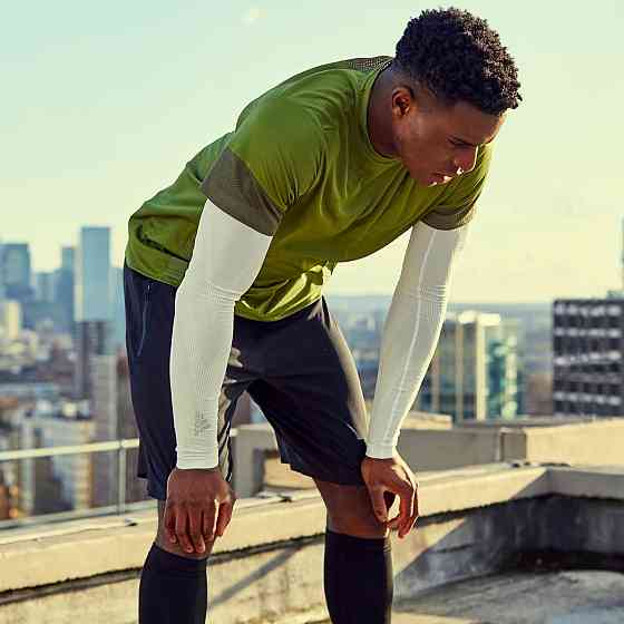 Компрессионные рукава ADIDAS белые S/M ADSL-13023WH Киев