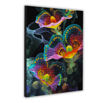 Картина по номерам Santi алмазна мозаїка Космічна квітка, 40*50см (954981) Винница - изображение 1