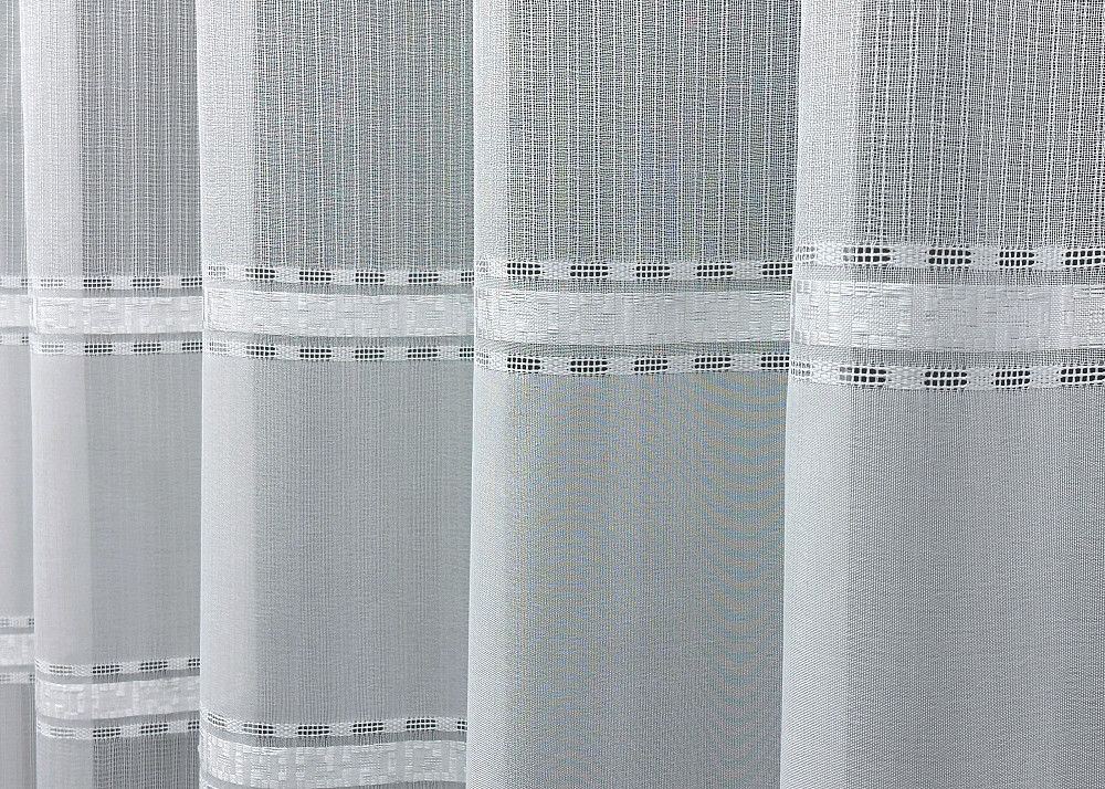 Тюль льон "Мережка" колір білий 1357т Київ - фото 3