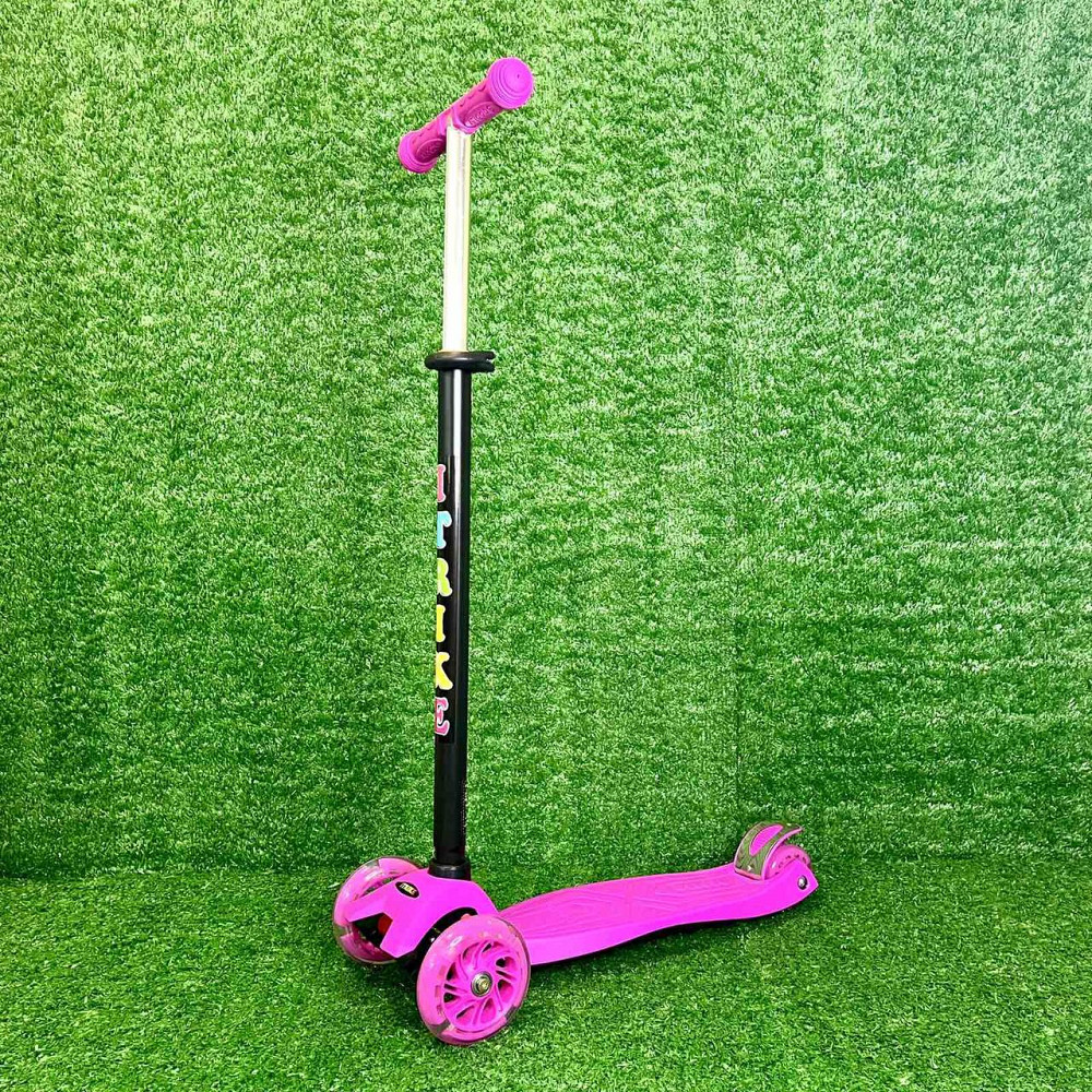 Самокат триколісний iTrike MAXI з підсвічуванням коліс Рожевий (JR 3-003-P1) Чернігів - фото 3