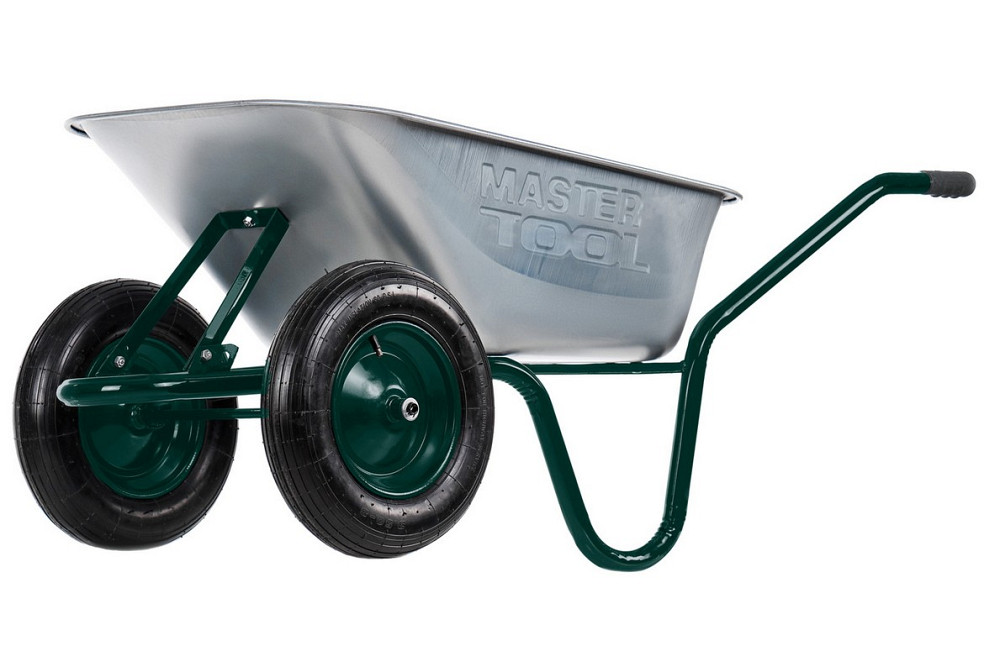 MASTERTOOL Тачка садово-будівельна MASTERTOOL D-12 двоколісна 85 л/200 кг колесо пневматичне з Коломыя - изображение 2