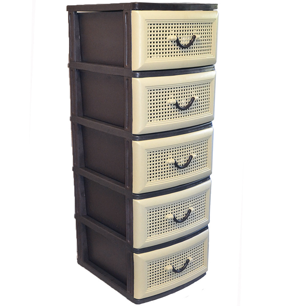 Пластиковый комод Гигант. 5 ящиков. 112х40х50. Одесса - изображение 2