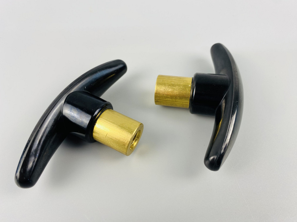 Наконечник важеля універсальний М10, L90 (чорний), латунна втулка різь внутрішня М10 Мукачево - фото 9