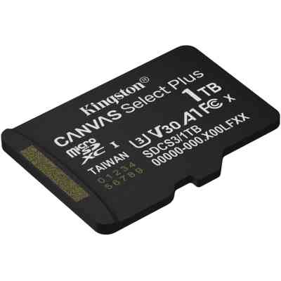 Карта пам&apos;яті Kingston 1TB microSDXC class 10 UHS-I U3 V30 A1 Canvas Select Plus (SDCS3/1TBSP) Вінниця