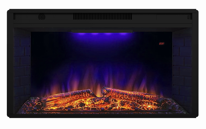 Електрокамін з обігрівом Royal Goodfire 33W LED зі звуком, цегляною кладкою, кольоровою підсвіткою т Львів - фото 7