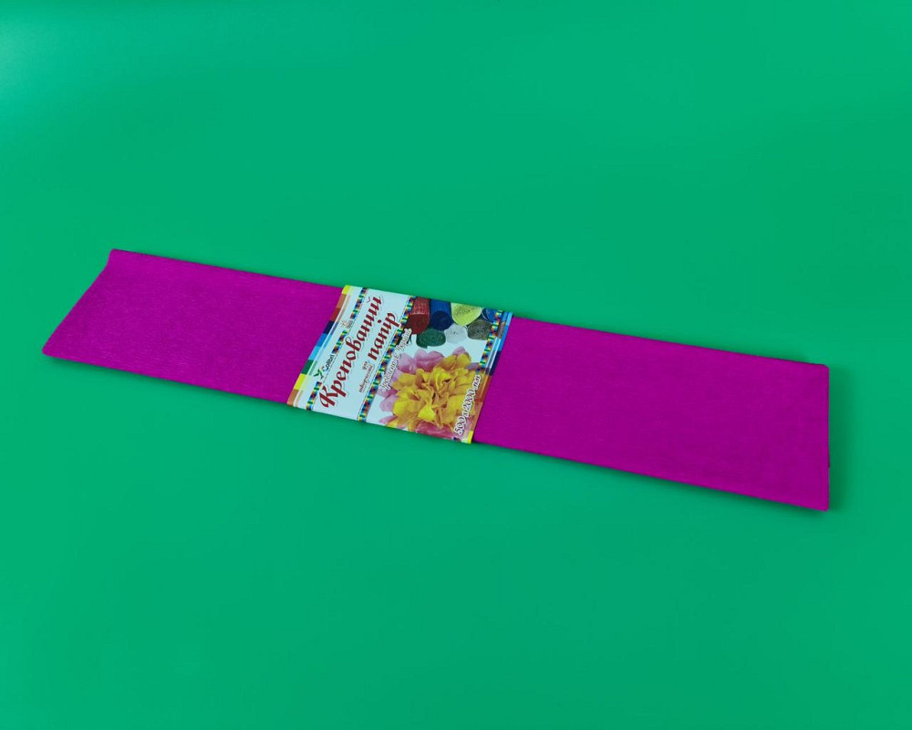 Бумага креповая (гофрированая) малиновая (1 пачка) Харьков - изображение 1