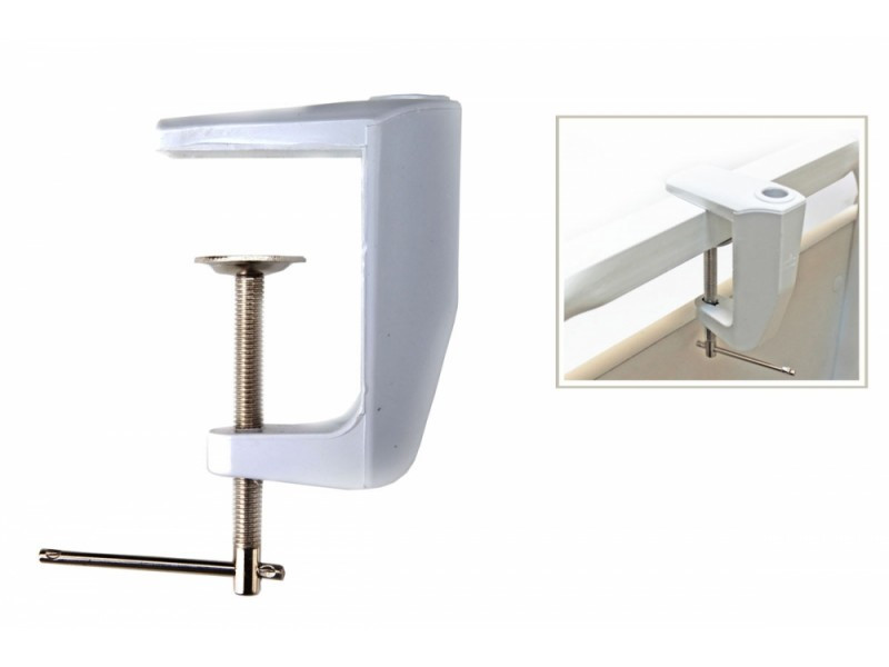 Металева струбцина для лампи-лупи ZD-129, настільне кріплення Київ - фото 13