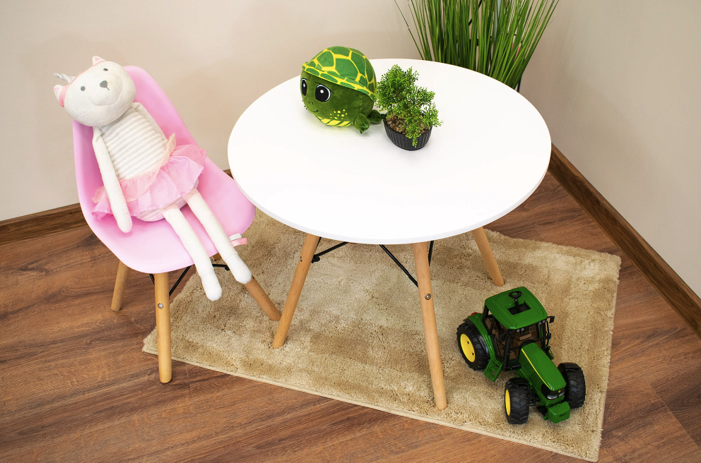 Дитячий стільчик Leobert Zubi зі спинкою рожевий Київ - фото 9