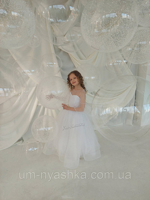 Довга біла сукня 122-128 Кривий Ріг - фото 10