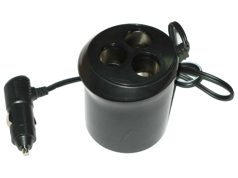 Тройник в прикуриватель 310 с проводом в подстаканник Винница - изображение 1