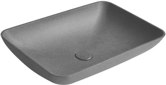 Раковина  Sapho Infrane 57X37Cm Czarny Granit Ar464 Київ