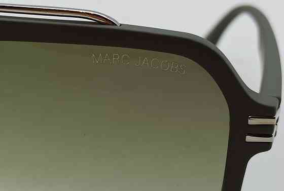 Брендовые классические мужские очки зеленый градиент в зелёной оправе. Киев