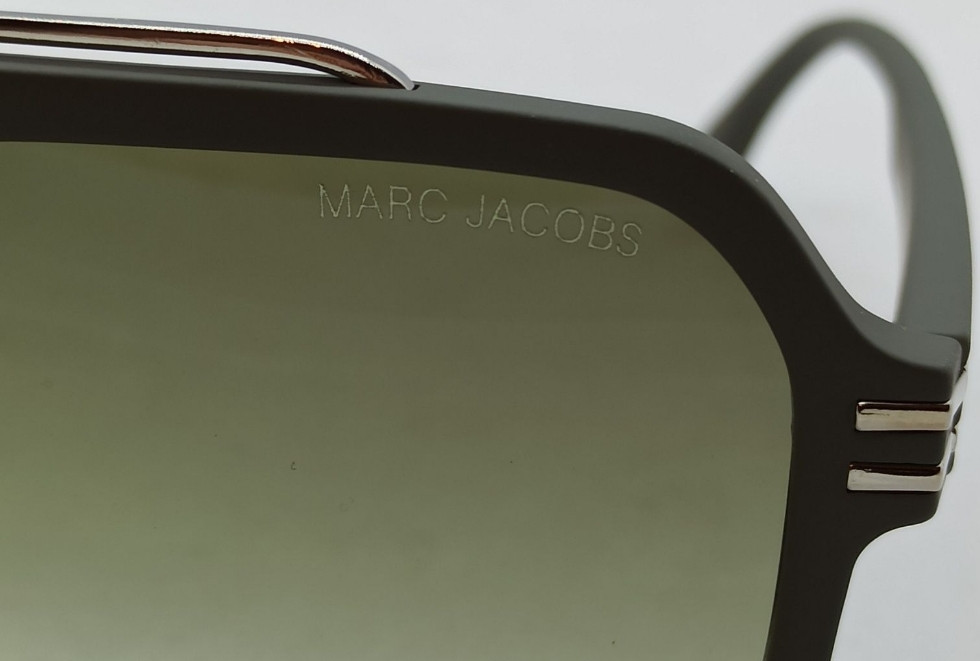 Брендовые классические мужские очки зеленый градиент в зелёной оправе. Киев - изображение 1