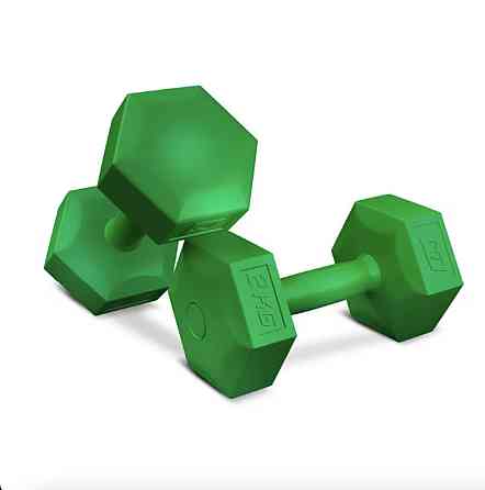 Гантели для фитнеса композитные набор 2х2 кг для тренировок дома и в спортзале Киев