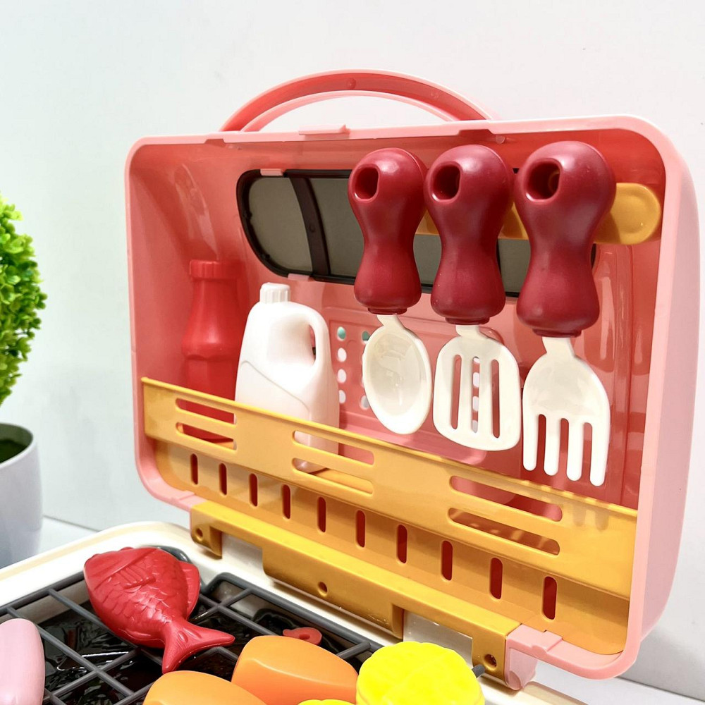 Майстер Гриль WToys продукти змінюють колір звук підсвічування кухонне приладдя холодна пара Рожевий (22542) Чернігів - фото 10