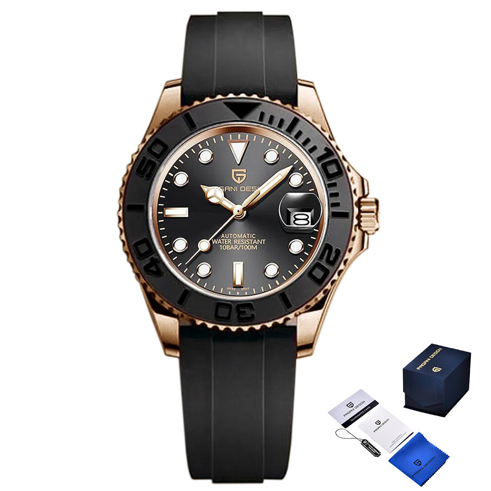 Pagani Design PD-1651 Gold-Black Silicone SBR Київ - фото 1