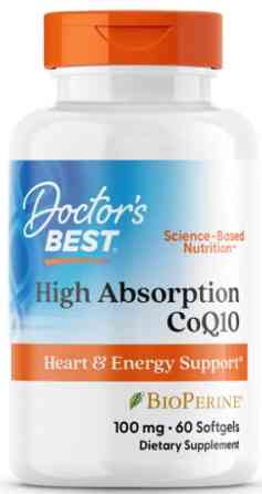 Коензим Q10 з біоперіном Doctor's Best CoQ10 with BioPerine 100 мг 60 гел капс Київ