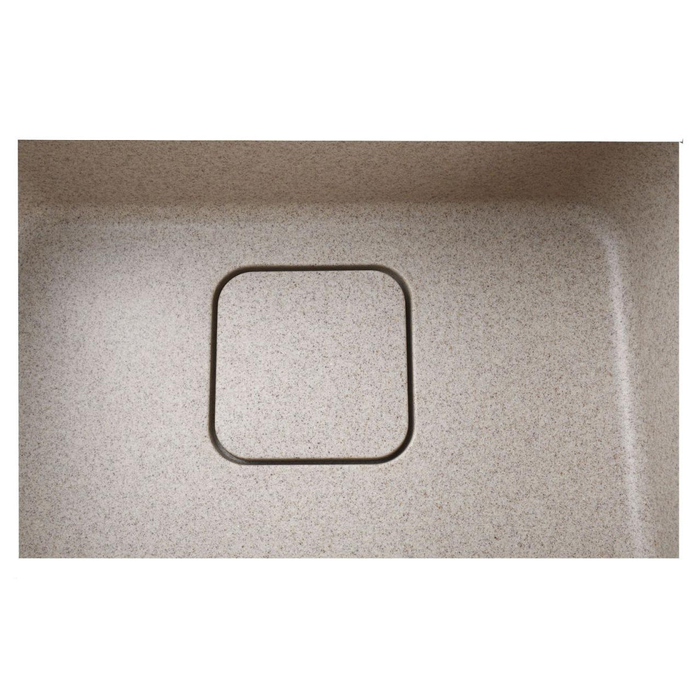 Гранитная мойка Globus Lux BARBORA миндаль 510х510мм-А0008 Киев - изображение 4